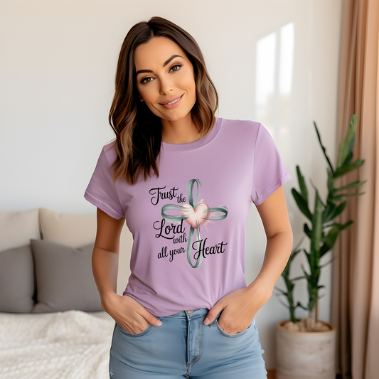 "Trust in the Lord" Bella + Canvas 3001 Tee